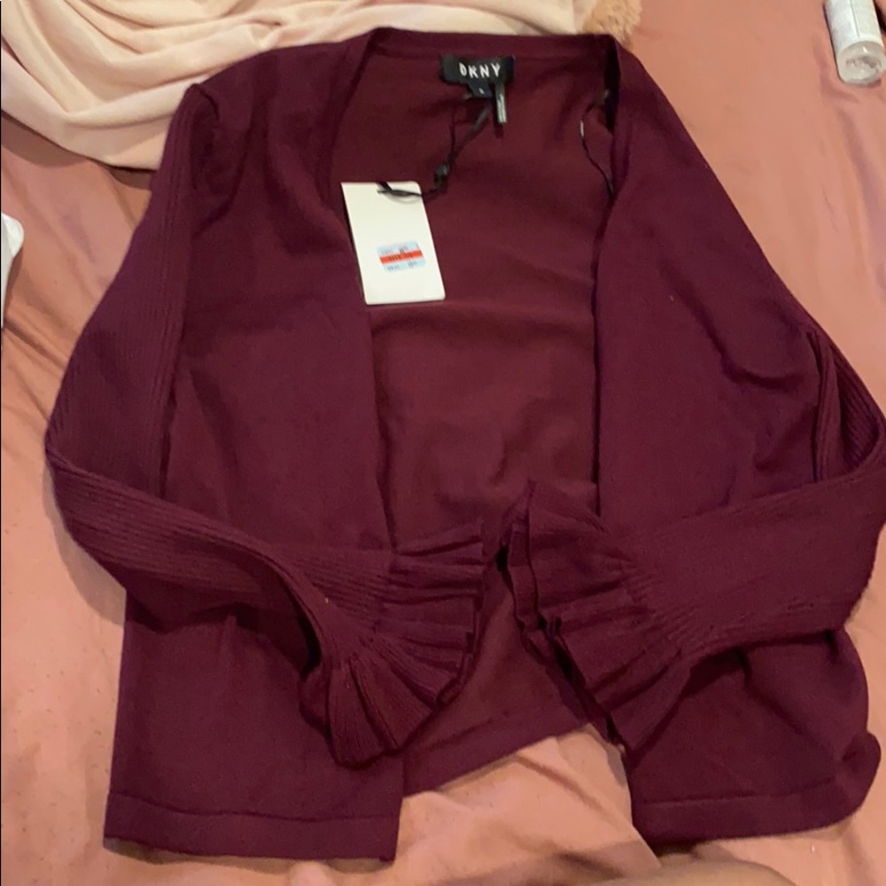 burgundy sweater